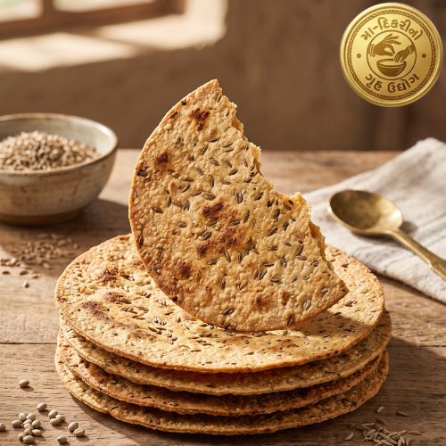 Bajri Jeera Khakhra Gujarati snack